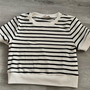 Striped Black and White  women’s  Shirt